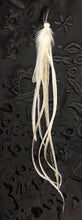 Load image into Gallery viewer, Clip-in Feather Hair Extension 10&quot; long with TINSEL