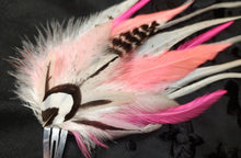Load image into Gallery viewer, Feather Hair Clip 10&quot; long
