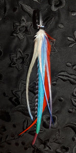 Clip-in Feather Hair Extension 6" long