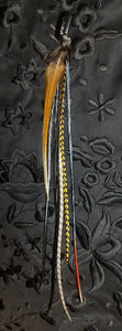 Clip-in Feather Hair Extension 10" long