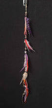 Load image into Gallery viewer, Beaded Feather Hair Clip 16&quot; long