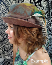 Load image into Gallery viewer, Shay Feathers Roach/Hat/Hair Clip
