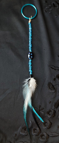Miss Timber Feather Keychain