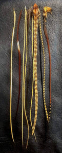 DIY Feather Extension (feathers only) 10 feathers up to 12" long #2-020