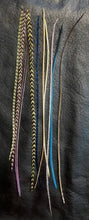 Load image into Gallery viewer, DIY Feather Extension (feathers only) 10 feathers up to 12&quot; long #2-023