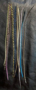 DIY Feather Extension (feathers only) 10 feathers up to 12" long #2-023